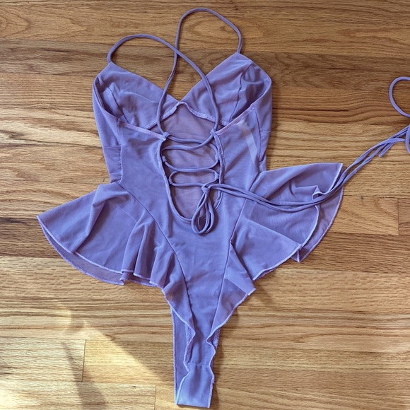 Laina Rauma lavender mesh teddy size small - Picture 2 of 4